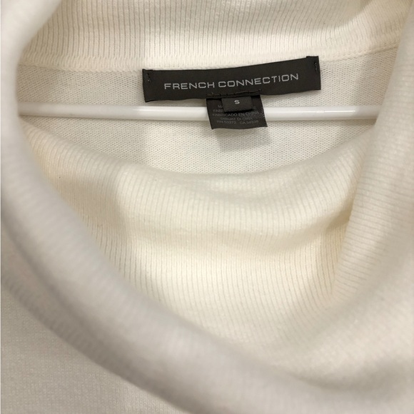 FRENCH CONNECTION SWEATER COWL NECK
WOMEN SMALL  WINTER WHITE COLOR - Picture 4 of 8